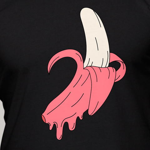 Camiseta Banana Cor de Rosa