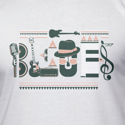 Camiseta Blues - Instrumentos