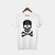 Camiseta de caveira.