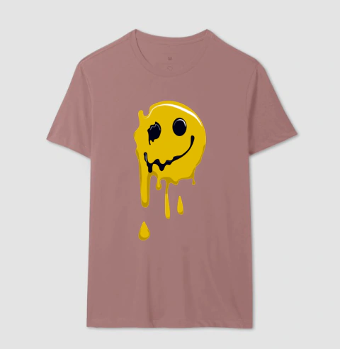 Camiseta Acid House Smiley Derretendo – A Escolha de Quem Vive o Trip da Pista na internet