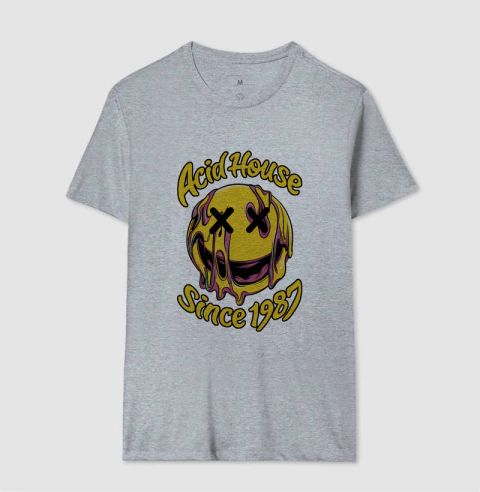 Camiseta Acid House 1987 - Zetaz Camisetas