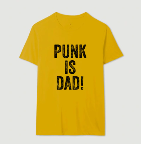 Camiseta divertida: PUNK IS DAD! - comprar online