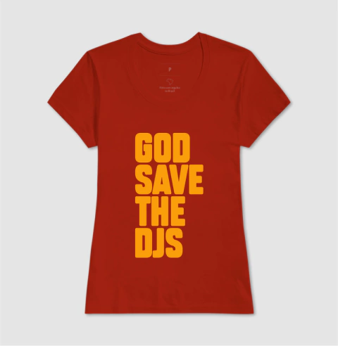 Camiseta para Djs: God save the DJS