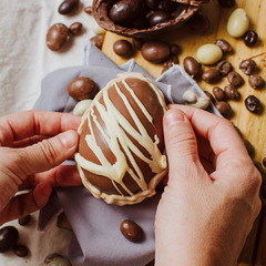 Huevo de pascua x80gr - chocolate leche - comprar online