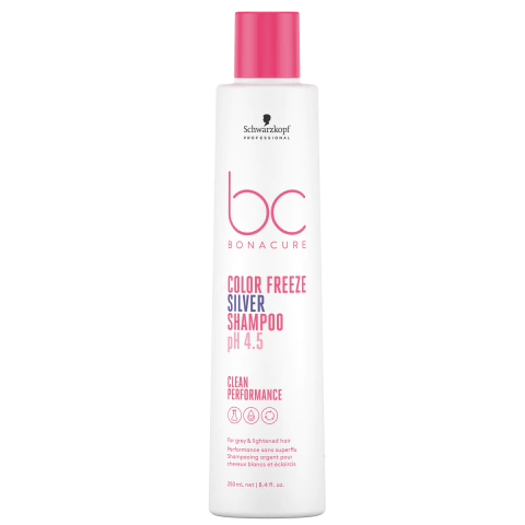 Shampoo 250ml BC Clean Performance Color Freeze Silver