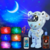 ASTRONAUTA PARLANTE BT PROYECTOR DE GALAXIA LED