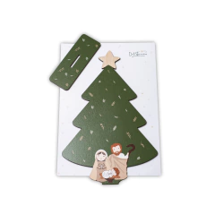 Árbol con pesebre para escritorio - comprar online
