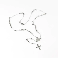 Rosario acero Virgen Milagrosa - comprar online