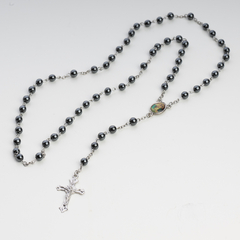 Rosario cadena hematite