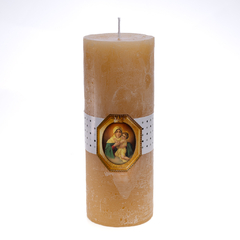 Vela cilindro 5 x 15 con perfume - Del Terruño | Productos de las Hermanas de María Schoenstatt 