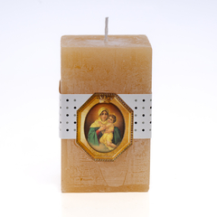 Vela cubo alto con perfume en internet