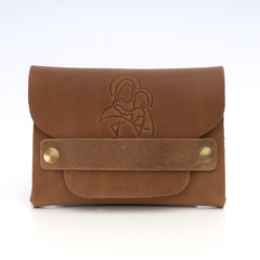 Billetera simple 100% cuero - comprar online