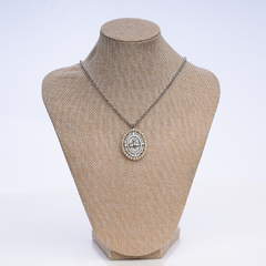 Conjunto medalla bordada simple