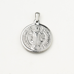 Dije acero San Benito clásica 25 mm - comprar online