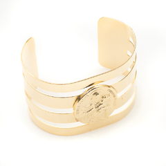 Brazalete dorado grande - comprar online
