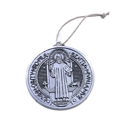 Medallón metal San Benito - comprar online