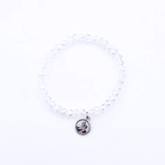 Pulsera piedras lisas Virgen Schoenstatt - Del Terruño | Productos de las Hermanas de María Schoenstatt 