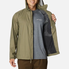 JAQUETA MASCULINA GLENNAKER LAKE RAIN CORTA VENTO VERDE STONE GREEN RM2015-399 COLUMBIA na internet