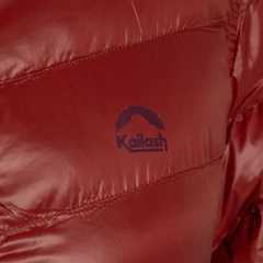 JAQUETA FEMININA PUFFER DOUBLE C/ CAPUZ PATAGÔNIA VERMELHO E LARANJA 12024I51 KAILASH - comprar online