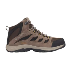 BOTA MASCULINA IMPERMEÁVEL WATERPROF CRESTWOOD MID MARROM CORDOVAN BM0652-231 COLUMBIA - comprar online