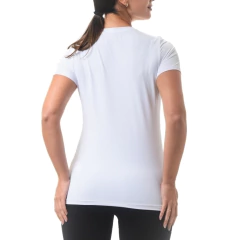 CAMISETA FEMININA MANGA CURTA DRY FPS 50 AURORA II BRANCO 321071100 COLUMBIA - comprar online