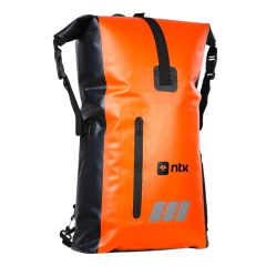 MOCHILA ESTANQUE DUFFEL BAG BK 20L PRETO E LARANJA NAUTIKA