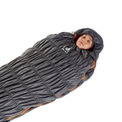 SACO DE DORMIR EXOSPHERE SL +5C-0C-15C NEW CINZA E LARANJA DEUTER - comprar online
