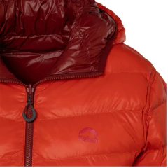 JAQUETA FEMININA PUFFER DOUBLE C/ CAPUZ PATAGÔNIA VERMELHO E LARANJA 12024I51 KAILASH - loja online