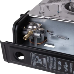 Imagem do FOGAREIRO À GÁS HORIZONTAL 2 BOCAS TRAIL DUO PRETO KALA