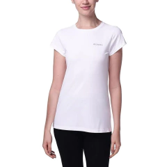 CAMISETA FEMININA MANGA CURTA DRY FPS 50 NEBLINA BRANCO 320426100 COLUMBIA
