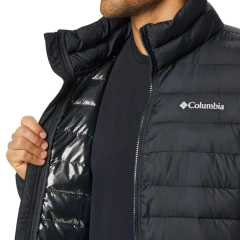 JAQUETA MASCULINA POWDER LITE SEM CAPUZ PRETO WO1111-012 COLUMBIA na internet
