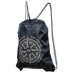 BOLSA STRING PRETO E CINZA NAUTIKA