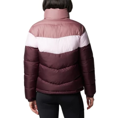 JAQUETA FEMININA PUFFECT II COLORBLOCK MOONVISTA SEM CAPUZ ROSA E VINHO WL1195-607 COLUMBIA - loja online