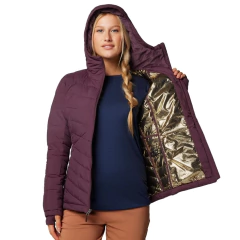 JAQUETA FEMININA JOY PEAK II COM CAPUZ VINHO WK7505-607 COLUMBIA na internet