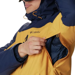 JAQUETA MASCULINA ANORAK INTERCHANGE WHIRLIBIRD IV AMARELO E AZUL WM1155-756 COLUMBIA