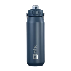 GARRAFA TÉRMICA INOX 1000ML ISOMAX AZUL MARINHO NAUTIKA