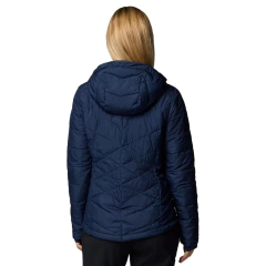 Imagem do JAQUETA FEMININA HEAVENLY OMNI HEAT COM CAPUZ AZUL MARINHO WL0010-464 COLUMBIA