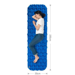 ISOLANTE TÉRMICO INFLAVEL SLEEPING PAD FC-10 AZUL NATUREHIKE - comprar online