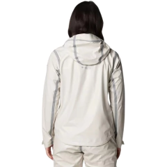 JAQUETA FEMININA IMPERMEÁVEL OUTDRY EXTREME WYLDWOOD SHELL BEGE E CINZA WK3713-278 COLUMBIA - comprar online