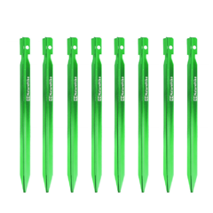 ESTACAS DE ALUMÍNIO 18CM TRIANGULARES 8 PEÇAS VERDE NATUREHIKE