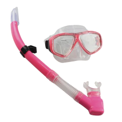 KIT DE MERGULHO PRATA SPLENDA TRANS/PINK SEASUB