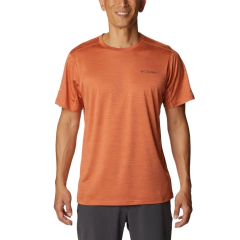 CAMISETA MASCULINA MANGA CURTA DRY OMNI-FREEZE ZERO ALPINE CHILL LARANJA AO3561-849 COLUMBIA