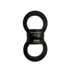 DESTORCEDOR DE CORDAS PEQUENO ROLAMENTADO GIMI 32KN PRETO ALPEN PASS