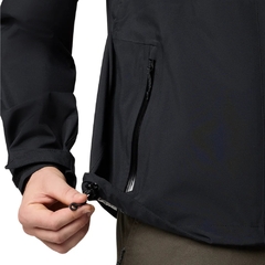 JAQUETA MASCULINA ANORAK EARTH EXPLORER II SHELL CORTA VENTO PRETO WM3171-010 COLUMBIA - loja online