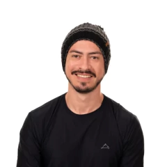 GORRO UNISSEX HALF DOME PRETO E CINZA CONQUISTA - loja online