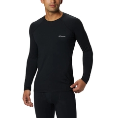 BLUSA MASCULINA SEGUNDA PELE MIDWEIGHT STRETCH LONG SLEEVE TOP PRETO AM6323-011 COLUMBIA