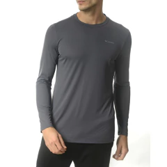 CAMISETA MASCULINA MANGA LONGA DRY FPS 50 NEBLINA CINZA 320423082 COLUMBIA na internet