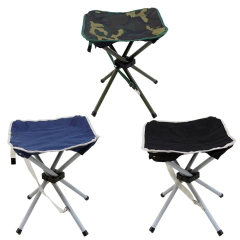 BANQUETA DOBRAVEL DE AÇO/POLIÉSTER STOOL AZUL NAUTIKA na internet