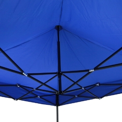 GAZEBO SANFONADO ALUMINIZADO PAGODA 2X2M AZUL GUEPARDO - Terratop Aventura
