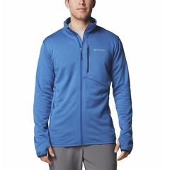 JAQUETA MASCULINA PARK VIEW FLEECE FULL ZIP SEM CAPUZ AZUL AO2205-433 COLUMBIA